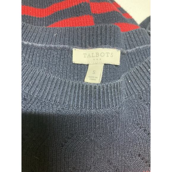 Talbots Women’s Size Small Sweater Stripes - Picture 4 of 4